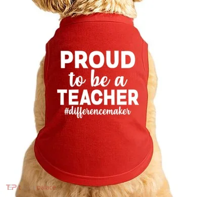 Proud To Be A Teacher #differencemaker Doggie Tank