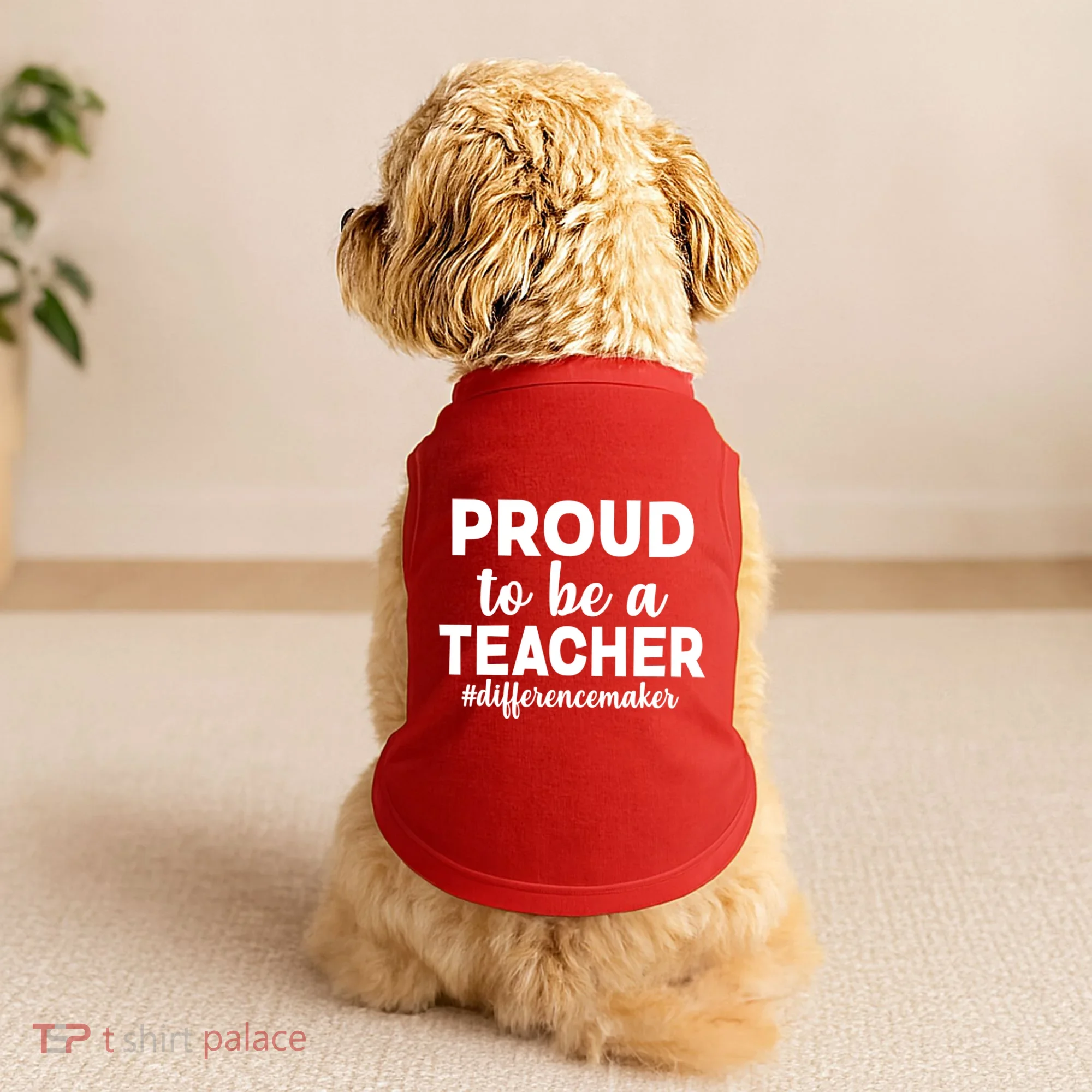 Proud To Be A Teacher #differencemaker Doggie Tank