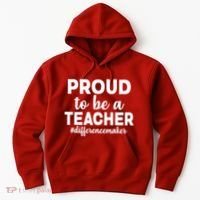 Proud To Be A Teacher #differencemaker Hoodie thumb 0