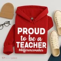 Proud To Be A Teacher #differencemaker Hoodie thumb 4