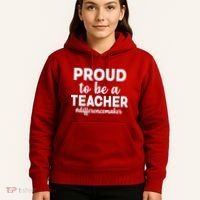 Proud To Be A Teacher #differencemaker Hoodie thumb 5