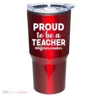 Proud To Be A Teacher #differencemaker Tumbler thumb 0