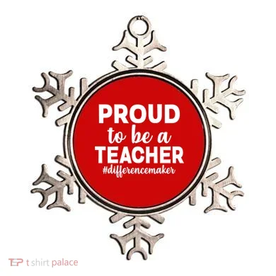 Proud To Be A Teacher #differencemaker Ornament