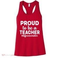 Proud To Be A Teacher #differencemaker Women's Tank Top thumb 0