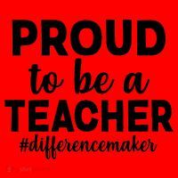 Proud To Be A Teacher #differencemaker Santa Hat thumb 1
