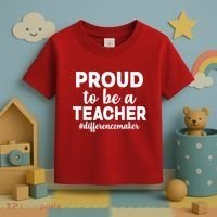 Proud To Be A Teacher #differencemaker Toddler T-Shirt thumb 3