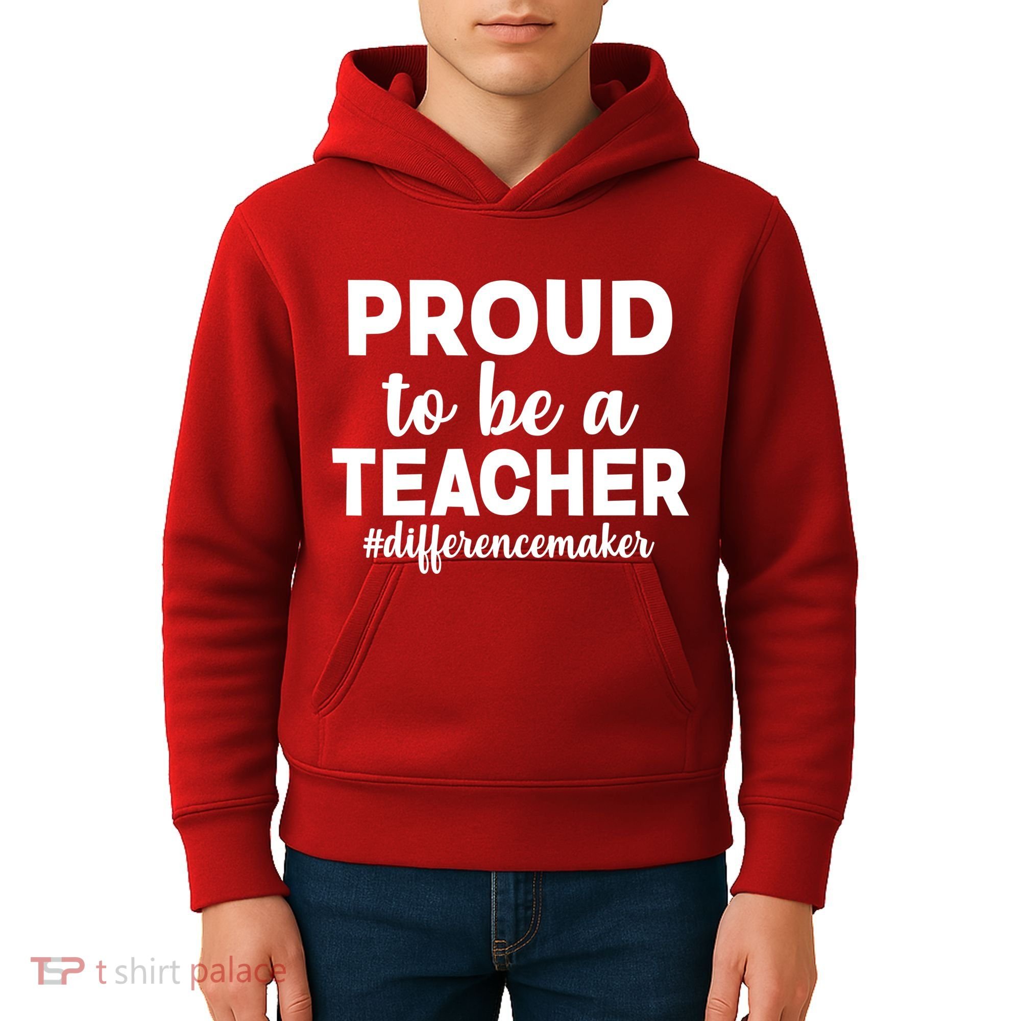 Proud To Be A Teacher #differencemaker Kids Hoodie