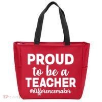 Proud To Be A Teacher #differencemaker Tote Bag thumb 0