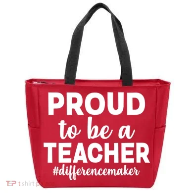 Proud To Be A Teacher #differencemaker Tote Bag