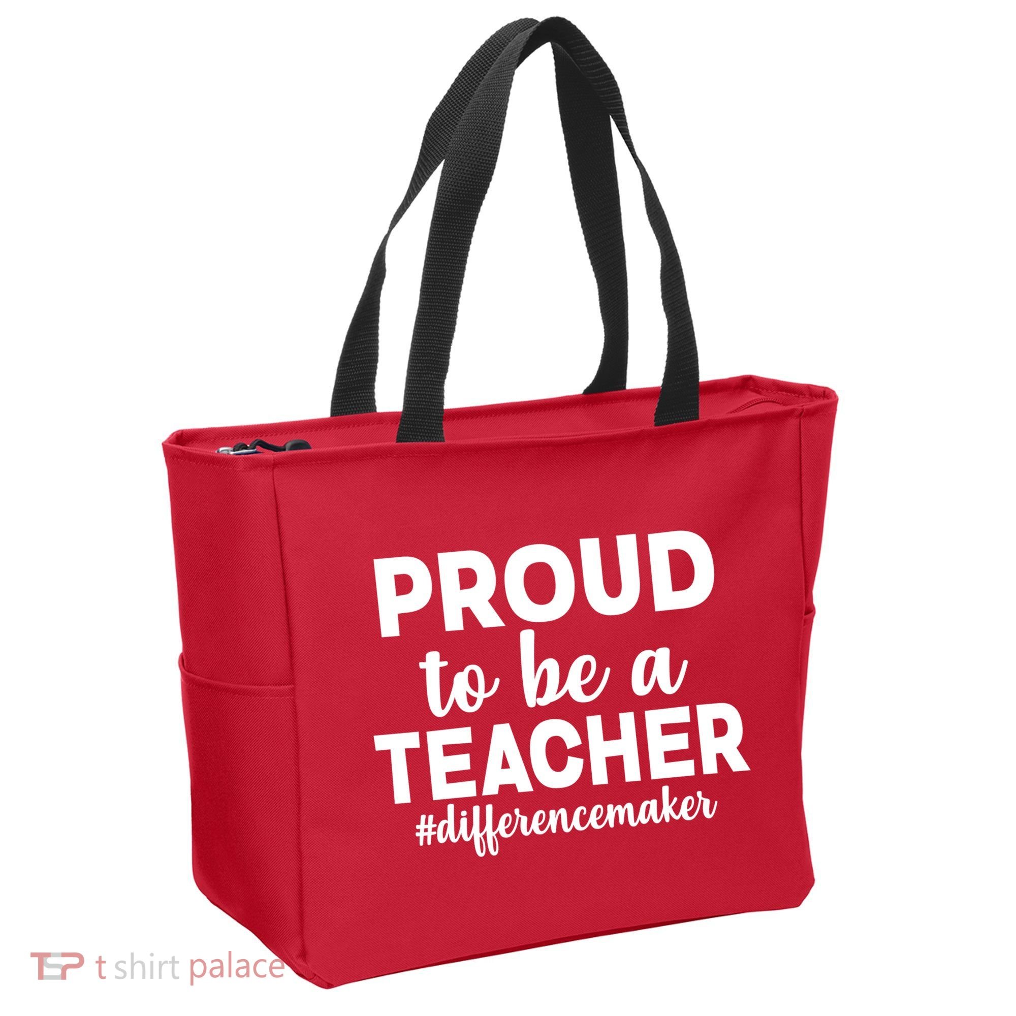 Proud To Be A Teacher #differencemaker Tote Bag