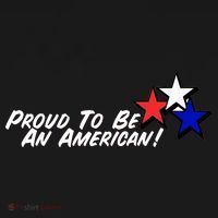 Proud To Be An American! USA-Made Doggie Bandana thumb 2