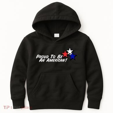 Proud To Be An American! Kids Hoodie