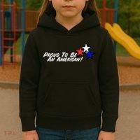 Proud To Be An American! Kids Hoodie thumb 3