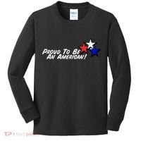 Proud To Be An American! Kids Long Sleeve Shirt thumb 0