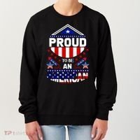 Proud To Be An American Patriotic Women's Sweatshirt thumb 0