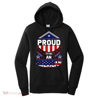 Proud To Be An American Patriotic Women's Hoodie