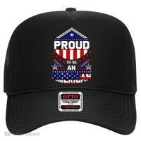 Proud To Be An American Patriotic Hat thumb 0