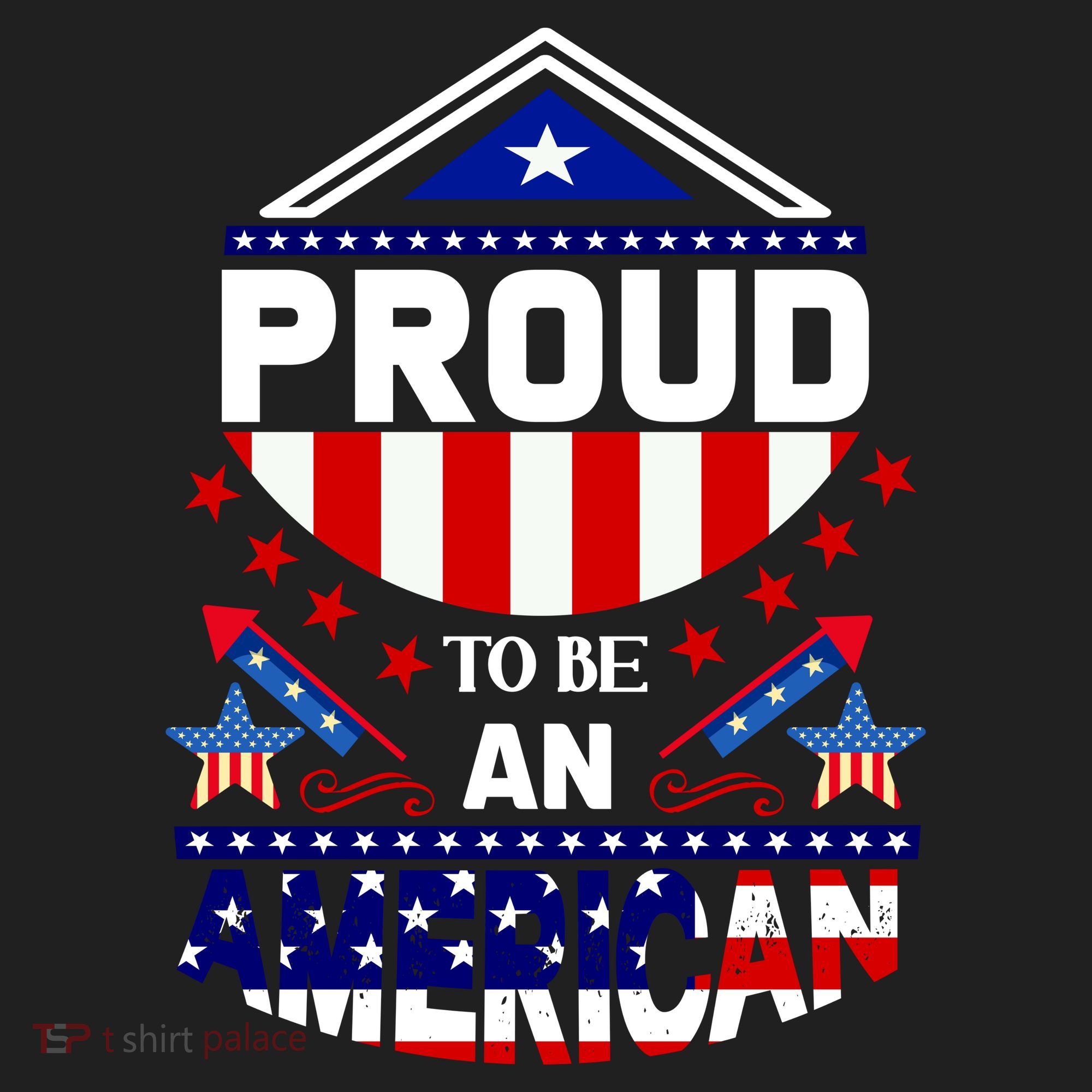 Proud To Be An American Patriotic Hat