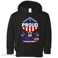 Proud To Be An American Patriotic Toddler Hoodie thumb 0