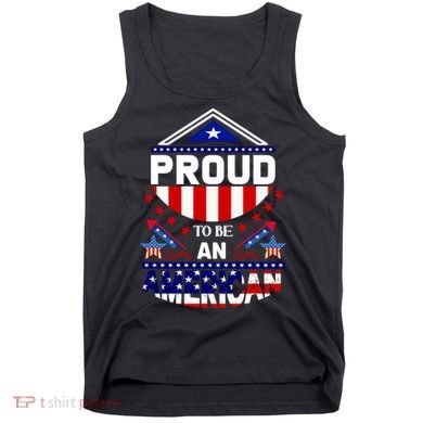 Proud To Be An American Patriotic Tank Top