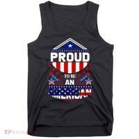 Proud To Be An American Patriotic Tank Top thumb 0