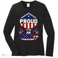 Proud To Be An American Patriotic Women's Long Sleeve Shirt thumb 0