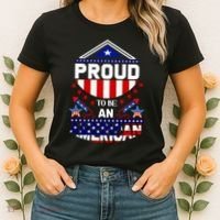 Proud To Be An American Patriotic Women's T-Shirt thumb 2
