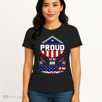 Proud To Be An American Patriotic Women's T-Shirt thumb 4