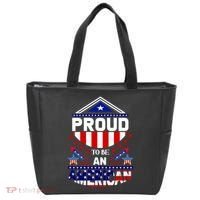 Proud To Be An American Patriotic Tote Bag thumb 0