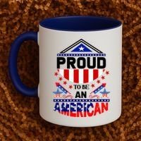Proud To Be An American Patriotic Coffee Mug thumb 2