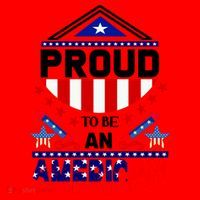 Proud To Be An American Patriotic Santa Hat thumb 1