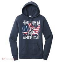 Proud To Be an Americat Cat Women's Hoodie thumb 0
