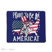 Proud To Be an Americat Cat Mousepad thumb 0