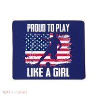 Proud To Play Like A Girl USA Soccer Mousepad thumb 0