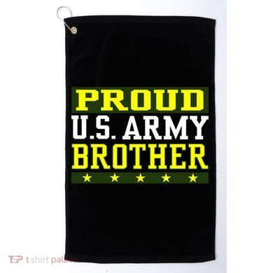 Proud U.S. Army Brother Golf Towel