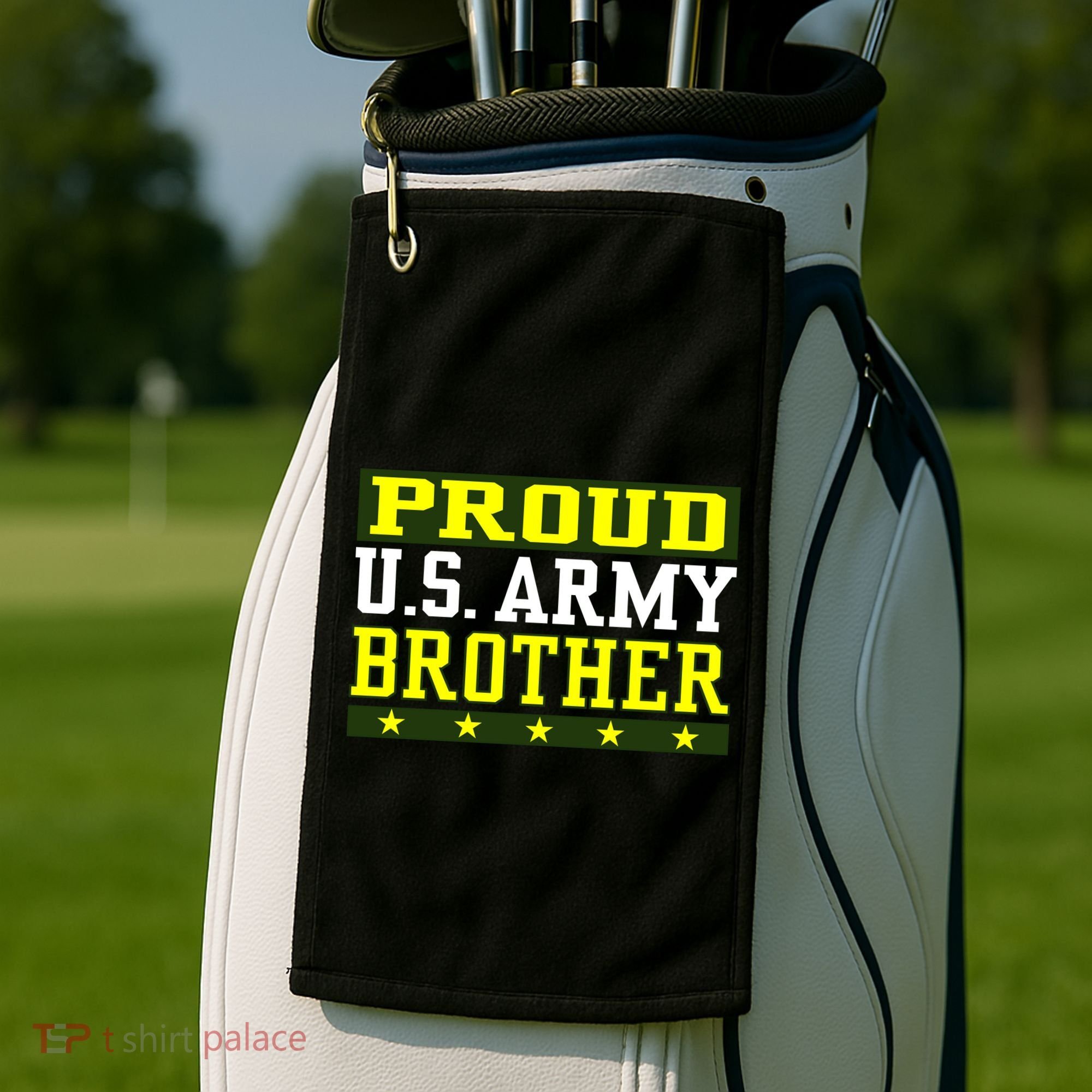 Proud U.S. Army Brother Golf Towel