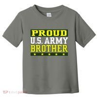 Proud U.S. Army Brother Toddler T-Shirt thumb 0