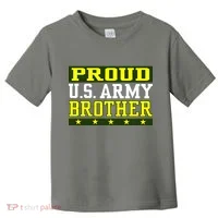 Proud U.S. Army Brother Toddler T-Shirt thumb 0