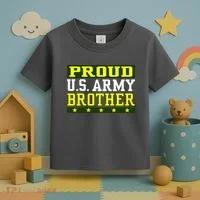Proud U.S. Army Brother Toddler T-Shirt thumb 3