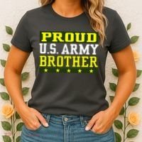 Proud U.S. Army Brother Women's T-Shirt thumb 2