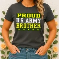 Proud U.S. Army Brother Women's T-Shirt thumb 2