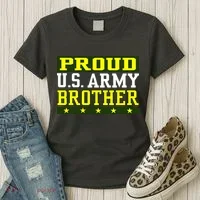 Proud U.S. Army Brother Women's T-Shirt thumb 3