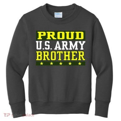 Proud U.S. Army Brother Kids Sweatshirt