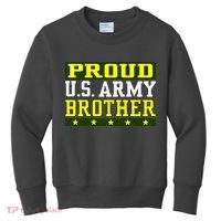Proud U.S. Army Brother Kids Sweatshirt thumb 0