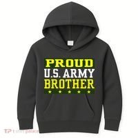 Proud U.S. Army Brother Kids Hoodie thumb 0