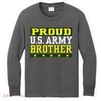 Proud U.S. Army Brother Kids Long Sleeve Shirt thumb 0