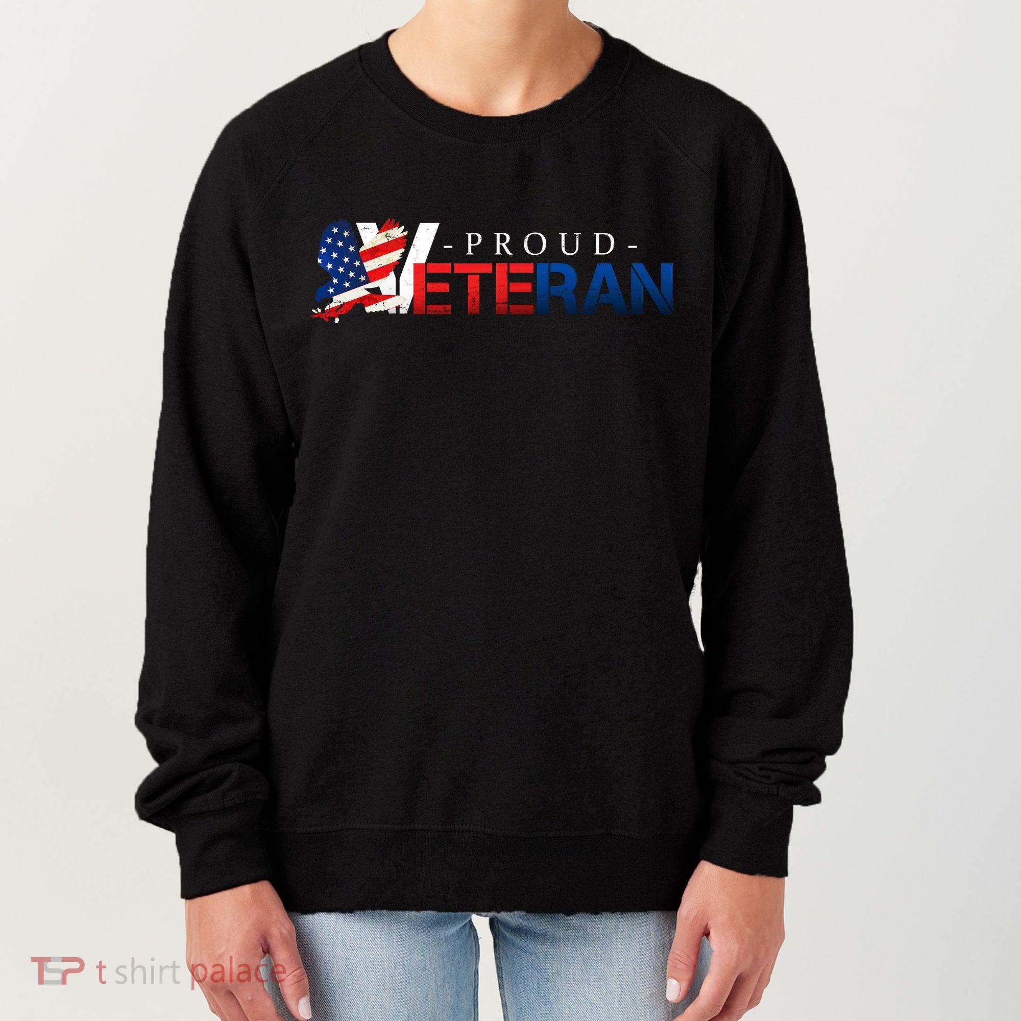 Proud USA Veteran Eagle Women's Sweatshirt