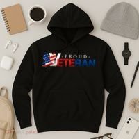 Proud USA Veteran Eagle Hoodie thumb 3