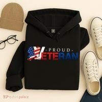 Proud USA Veteran Eagle Hoodie thumb 4