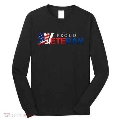 Proud USA Veteran Eagle Long Sleeve Shirt